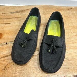 Black Tassel Loafers for Men